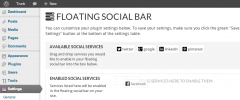 Floating Social Bar screenshot 2