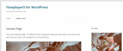 Flowplayer HTML5 for WordPress screenshot 5