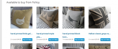Folksy Product Listing Widget and Shortcode for Wordpress screenshot 1