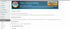 Folksy Product Listing Widget and Shortcode for Wordpress screenshot 2