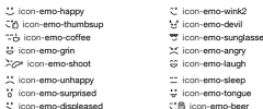 Font Emoticons screenshot 1
