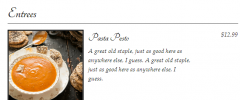 Food and Drink Menu screenshot 2