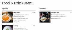 Food and Drink Menu screenshot 3
