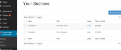 Footer Links Commando screenshot 3