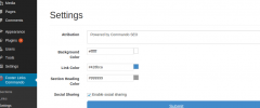 Footer Links Commando screenshot 4