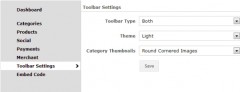 Frame Webstore Shopping Cart Toolbar screenshot 2