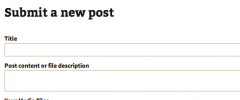 Frontend Uploader screenshot 2