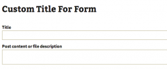 Frontend Uploader screenshot 3