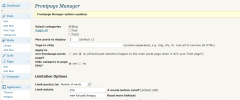 Frontpage Manager screenshot 1