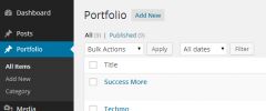 Full Width Responsive Portfolio screenshot 1