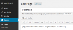 Full Width Responsive Portfolio screenshot 2