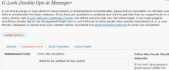 G-Lock Double Opt-in Manager screenshot 1