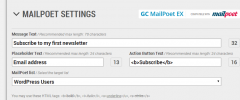 GC MailPoet EX screenshot 2