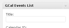 GCal Events List screenshot 1