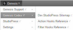 Genesis Admin Bar Plus screenshot 2