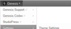 Genesis Admin Bar Plus screenshot 4