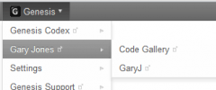 Genesis Admin Bar Plus screenshot 5