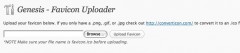 Genesis Favicon Uploader screenshot 1