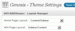 Genesis Layout Manager screenshot 1