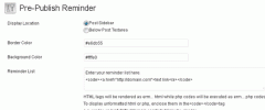 Genki Pre-Publish Reminder screenshot 1