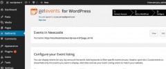 GetEvents Page for Wordpress screenshot 2