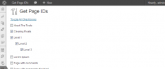 Get page IDs screenshot 1