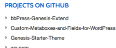 GitHub User Repo Widget screenshot 2