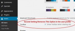 Global Hide Admin Toolbar screenshot 3