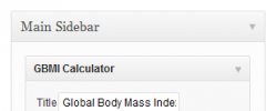 Global Body Mass Index Calculator screenshot 1