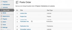 Global Posts Ordering screenshot 1