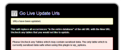 Go Live Update URLS screenshot 1