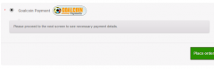 Goalcoin Payments for WooCommerce screenshot 1