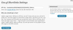 Goo.gl Shortlinks screenshot 2