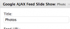 Google AJAX Feed Slide Show Widget screenshot 1