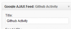 Google AJAX Feed Widget screenshot 1