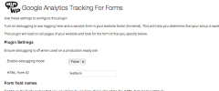 Google Analytics Tracking For Forms screenshot 1