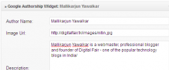 Google Authorship Widget screenshot 1