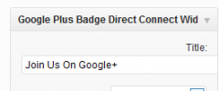 Google Plus Badge Direct Connect screenshot 1