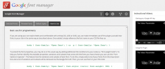 Google Font Manager screenshot 5