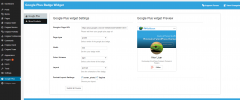 Google Plus Badge Widget screenshot 1
