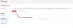 Google Site Verification plugin using Meta Tag screenshot 1