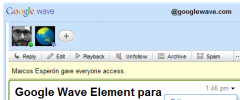 Google Wave Element screenshot 1