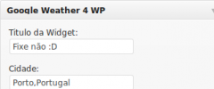 Google Weather 4 WP screenshot 1