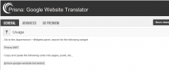 Google Website Translator by Prisna.net screenshot 1