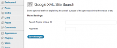 Google XML Site Search screenshot 1