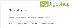 GoUrl Jigoshop - Bitcoin Altcoin Payment Gateway Processor screenshot 3