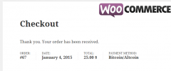 GoUrl WooCommerce - Bitcoin Altcoin Payment Gateway Addon screenshot 4