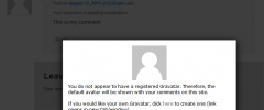 Gravatar Signup Encouragement screenshot 4