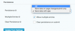 Gravity Forms Data Persistence Add-On Reloaded screenshot 1