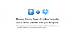 Gravity Forms Dropbox Uploader screenshot 3
